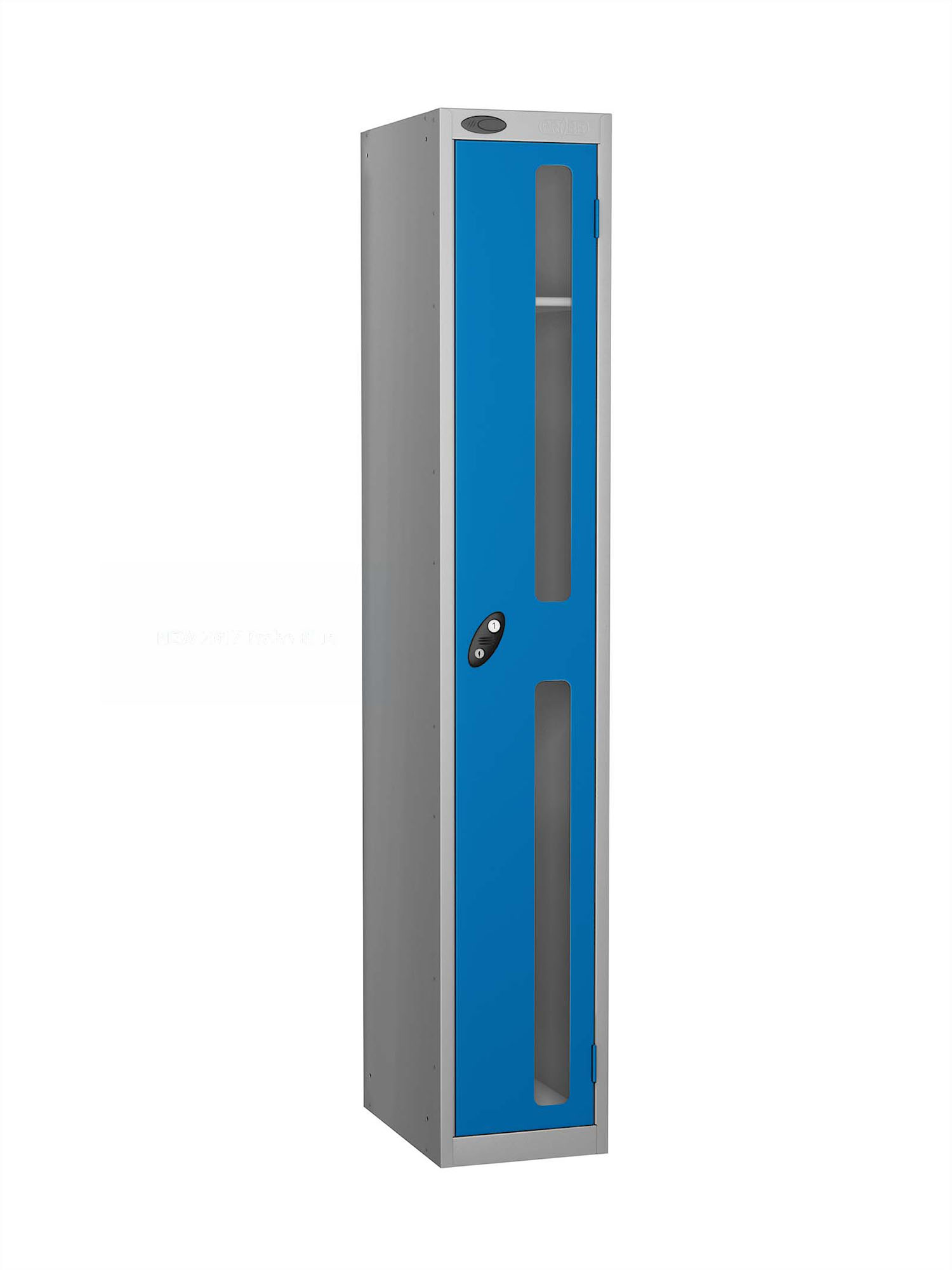 Probe 1 door vision panel anti-stock theft locker blue