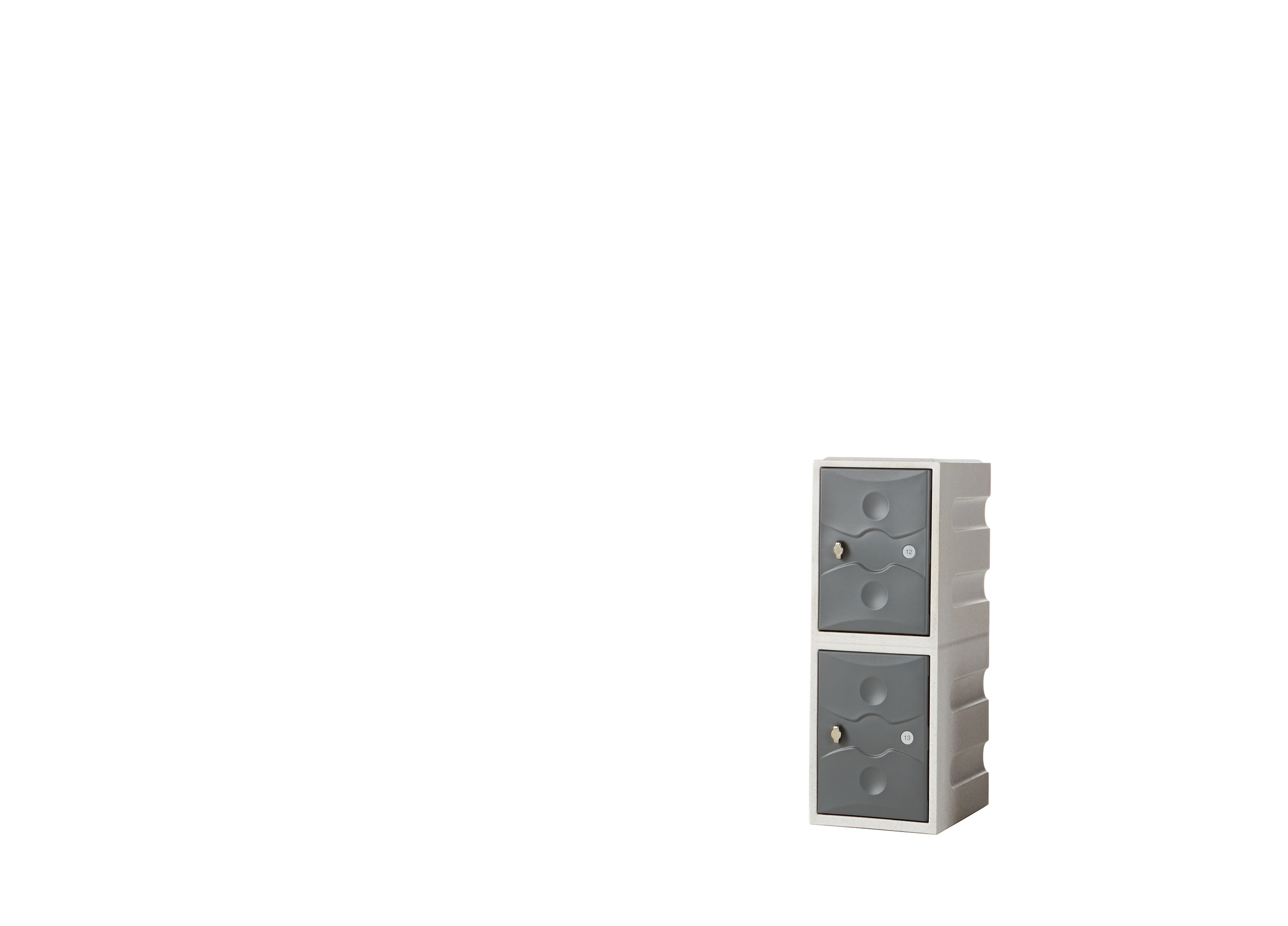 Probe 2 doors minibox ultrabox plastic locker