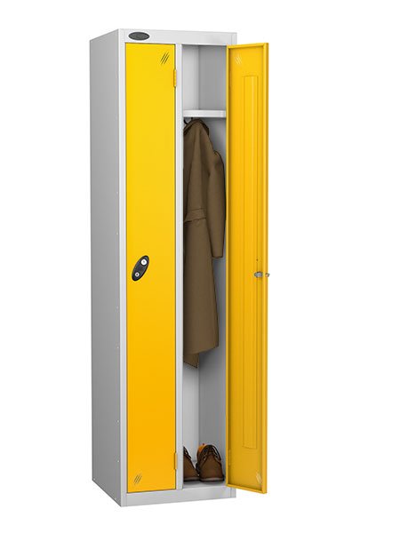 Probe twin yellow locker for one person